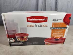 New 24 Piece Rubbermaid Food Storage Set