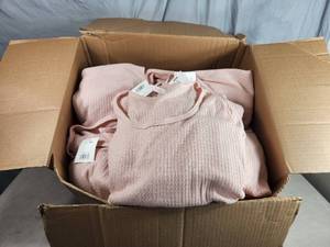 Huge Assortment of Pink Long Sleeve Waffle Shirts