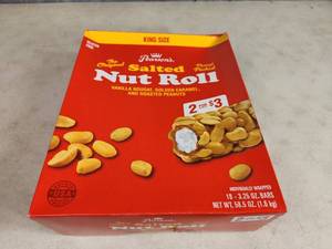 New Case of King Size Pearsons Salted Nut Rolls