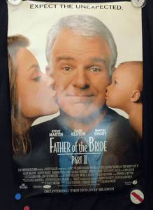 1995 Father of the Bride Part II Double Sided Original Movie Theater Poster