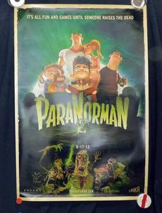 2012 ParaNorman Double Sided Original Advance Movie Theater Poster
