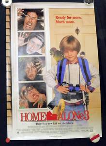 1997 Home Alone 3 Double Sided Original Movie Theater Poster