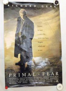 1995 Primal Fear Double Sided Original Movie Theater Poster