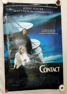 1997 Contact Double Sided Original Movie Theater Poster