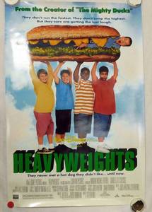 1995 Heavyweights Double Sided Original Movie Theater Poster