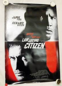 2009 Law Abiding Citizen Double Sided Original Advance Movie Theater Poster