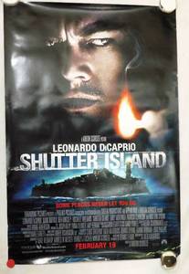 2010 Shutter Island Double Sided Original Advance Movie Theater Poster