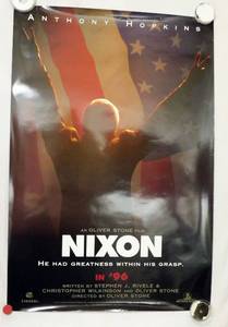 1995 Nixon Double Sided Original Advance Movie Theater Poster