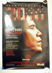 2012 2016 Obamas America Double Sided Original Movie Theater Poster