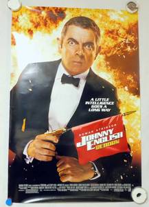 2011 Johnny English Reborn Double Sided Original Movie Theater Poster