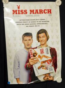 2009 Miss March Double Sided Original Advance Movie Theater Poster