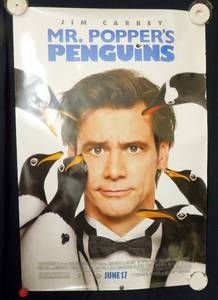 2011 Mr. Poppers Penguins Double Sided Original Advance Movie Theater Poster