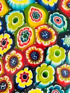 lot 47 image: Murano Millefiori Art Glass Paperweight