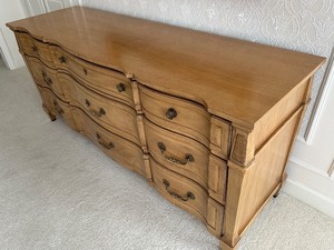 lot 2 image: Mid Century Modern Dresser by J. L. Metz Furniture