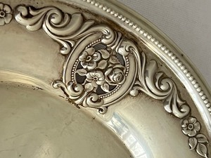 lot 16A image: Wallace Rose Point Sterling Silver Tray