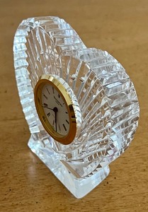 lot 86 image: Waterford Crystal Clock