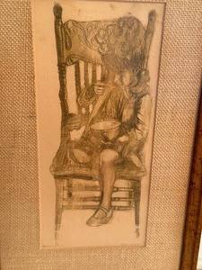 lot 119 image: Framed Drawing by Faye Spiro