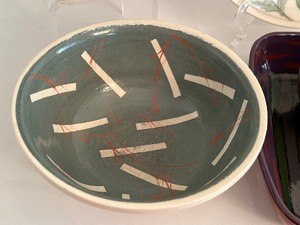 lot 121 image: Variety of Artisan Created Pottery Pieces