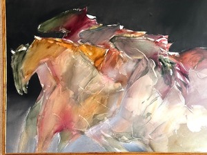 lot 10A image: Framed Art Acrylic on Canvas by Jean Richardson entitled Night Magic