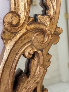lot 3 image: Gorgeous Vintage Guilded Decorative Wall Mirror