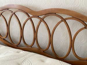lot 163 image: Vintage King Headboard and Frame