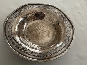 lot 143 image: Wrought Right Handed Hammered Bowl