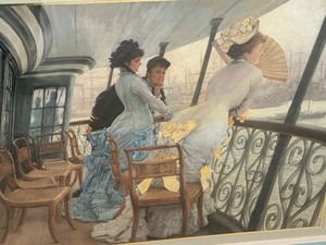 lot 145 image: Framed Tissot Print