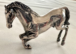 lot 144 image: Sterling (800) Horse Figurine