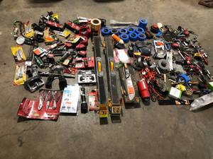 Lot of Mixed Hand Tools and Hardware Various Models and Conditions  Customer Returns See Pictures
