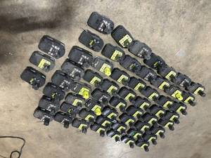 Lot of Ryobi Batteries  Not Checked Customer Returns See Pictures
