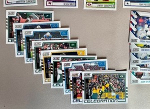 lot 20 image: Lot of 84 Score 2022 NFL Panini Football Trading Cards-Kirk Cousins and More