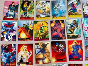 lot 21 image: Lot of Vintage 1994-1995 Marvel Comics Trading Cards-X-Men Avengers. 