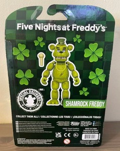 lot 33 image: Funko Five Nights at Freddys SHAMROCK FREDDY Figure Walmart Exclusive 