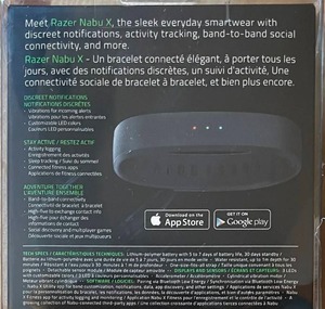 lot 29 image: Razer Nabu X Smart Band Fitness Activity Tracker.