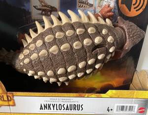 lot 25 image: Jurassic World Toy Lot Fierce Force Roar Strikers Ankylosaurus Toy