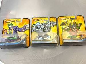 Hot Wheels Joker, Robin, Mr. Freeze DC Comic Cars