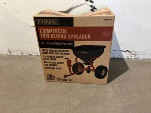 lot 52 image: Everbilt 130 lbs. Tow Broadcast Spreader