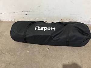 lot 44 image: FBSPORFBSPORT 20ft Inflatable Air Gymnastics Mat Training Mats 48 inches Thickness Gymnastics Tracks for Home UseTrainingCheerleadingYogaWater with Pump