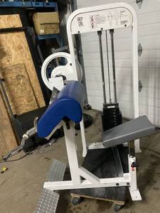 Bicep Curl selectorized pin loaded machine.