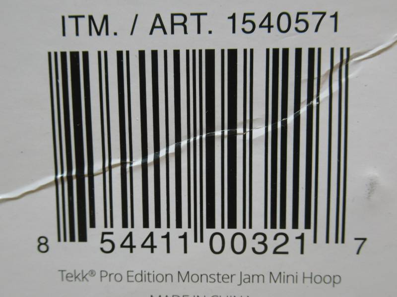 Tekk Pro Edition Monster Jam Mini Hoop