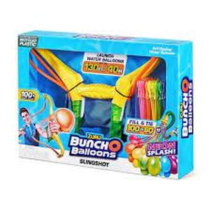 lot 3 image: Bunch O Balloons Slingshot with 100pc Neon Water Balloons by ZURU