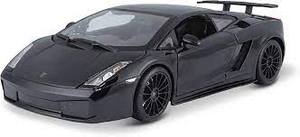 lot 51 image: 2007 Lamborghini Gallardo Superleggera Black 118 Diecast Model Car by Maisto