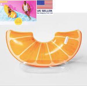 lot 54 image: Sun Squad Inflatable Ride-On Giant Orange Slice, 4ft 8in Long