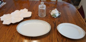Vintage Porcelain and Glass ServiceWare