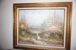 Oil on Canvas painting signed Dickens