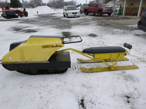 lot 1 image: Vintage 1965 Bolens Hus-Ski 600 Snowmobile
