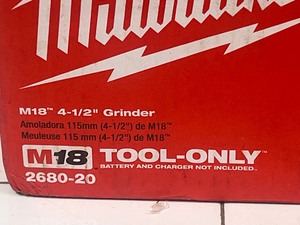 Milwaukee 2680-20 M18 4.5 Grinder