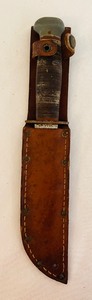lot 19 image: Vintage Knife with Sheath