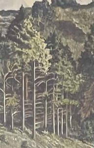 lot 99 image: Vintage Framed Scenic Print