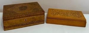 lot 66 image: Two Vintage Dresser Boxes